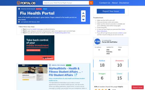 Fiu Health Portal