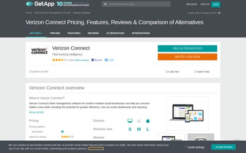 Verizon Connect Pricing, Features, Reviews & Comparison of ...