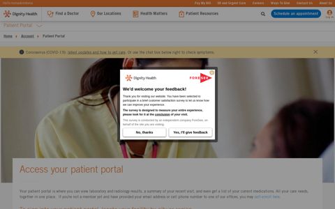My Portal | Your Patient Portal & Medical Records | Dignity ...