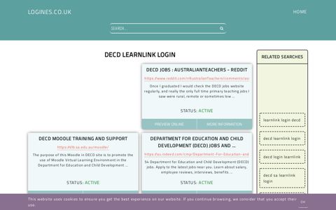 decd learnlink login - General Information about Login - Logines.co.uk