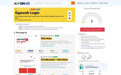 Ggaweb Login - A database full of login pages from all over ...