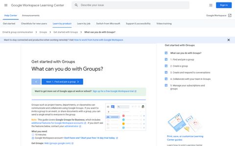 What can you do with Groups? - Google Workspace Learning ...