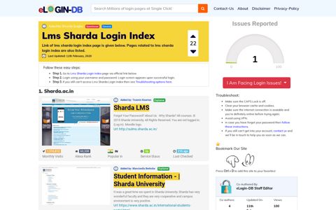 Lms Sharda Login Index - A database full of login pages from ...