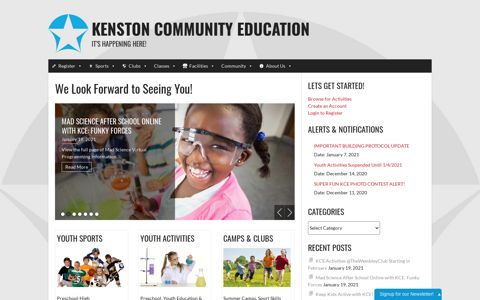 Kenston Community Education | It's Happening Here!