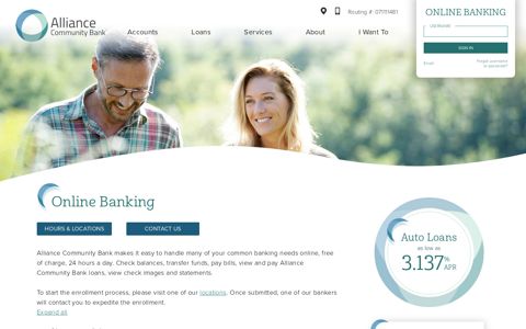 Online Banking | Alliance Community Bank