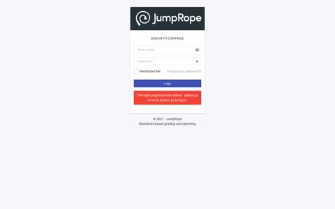 JumpRope - Login