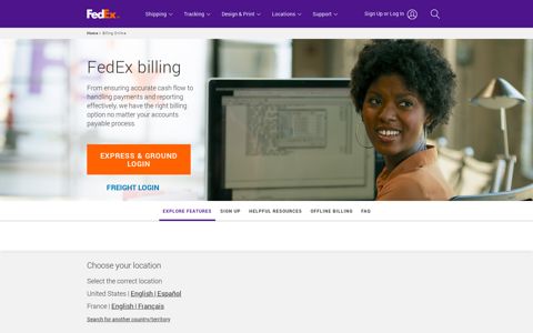 FedEx billing & invoices