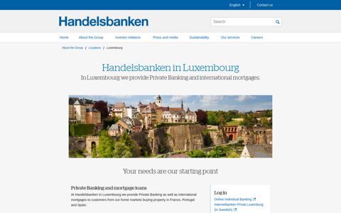 Handelsbanken in Luxembourg | Handelsbanken