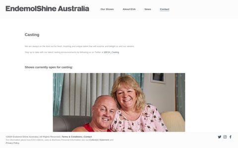 Casting - Endemol Shine Australia