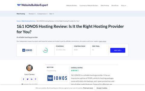 1&1 IONOS Hosting Review 2020: Is it Right for You?