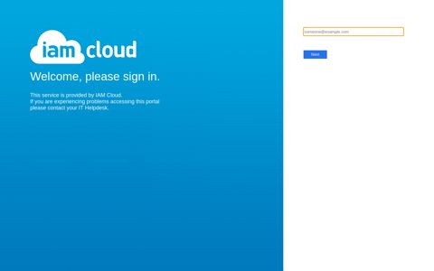 IAM Cloud Portal