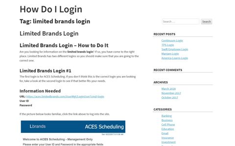 limited brands login – How Do I Login