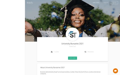 University Bursaries 2021 – StudyTrust – Leaply