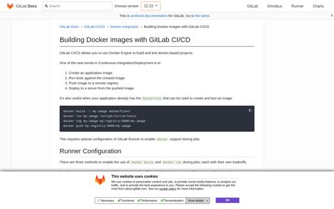 Building Docker images with GitLab CI/CD | GitLab