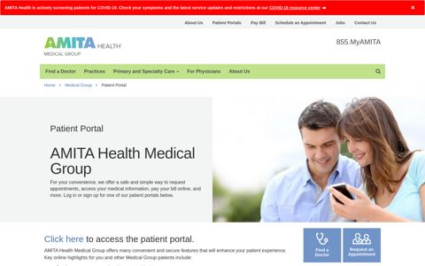 Patient Portal - AMITA Health