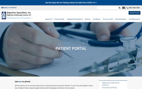 Patient Portal - Digestive Specialists