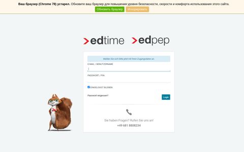 edtime / edpep - Login