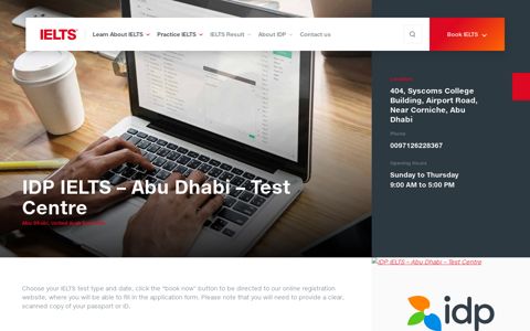 Book IDP IELTS – Abu Dhabi – Test Centre Online | IDP IELTS