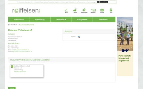 Husumer Volksbank eG « Raiffeisen-Standort-Suche ...