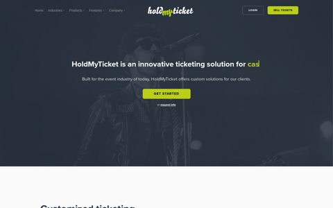 Sell event tickets with HoldMyTicket