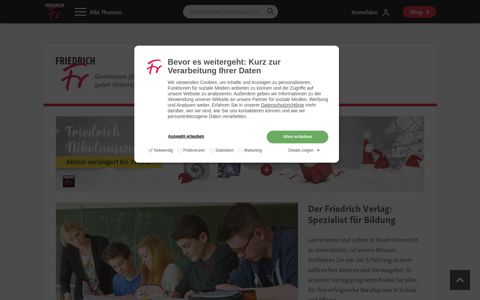Friedrich Verlag: Unterrichtsmaterial & Arbeitsblätter für Lehrer