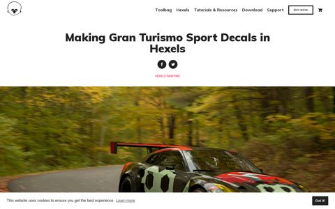 Making Gran Turismo Sport Decals in Hexels | Marmoset