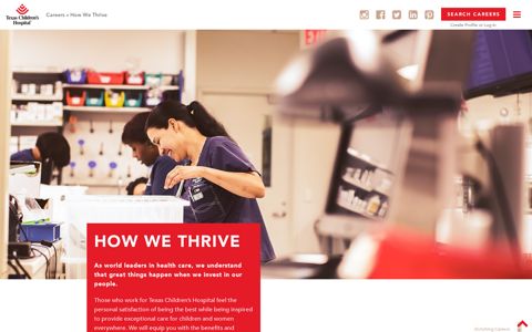 How We Thrive - Texas Children's Hospital People