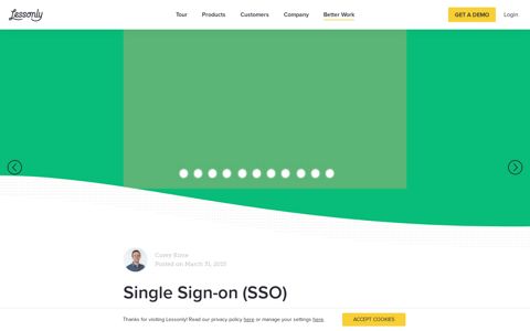 Single Sign-on (SSO) - Lessonly