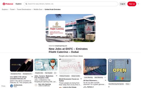 New Jobs at EKFC – Emirates Flight Catering – Dubai - Pinterest