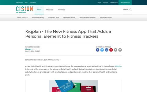 Kiqplan - The New Fitness App That Adds a Personal Element ...