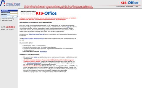 KIS-Office - TU Kaiserslautern