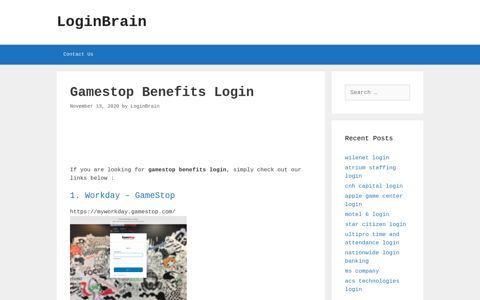 gamestop benefits login - LoginBrain