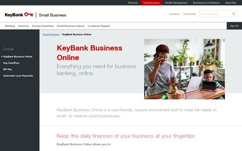 KeyBank Business Online | KeyBank