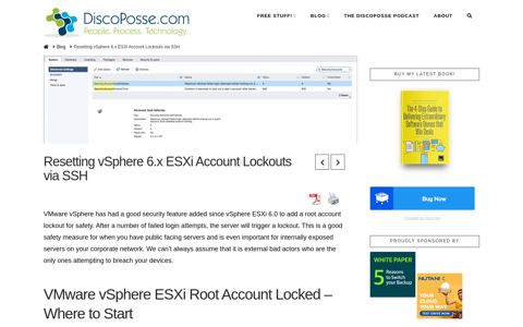 Resetting vSphere 6.x ESXi Account Lockouts via SSH