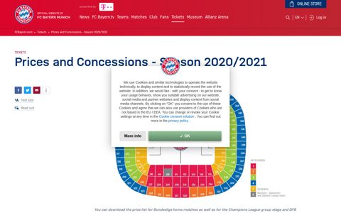 Prices and Concessions - Season 2020/2021 - FC Bayern ...