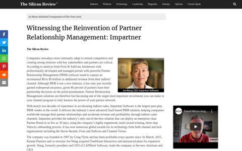Witnessing the Reinvention of Partner Relationship ...