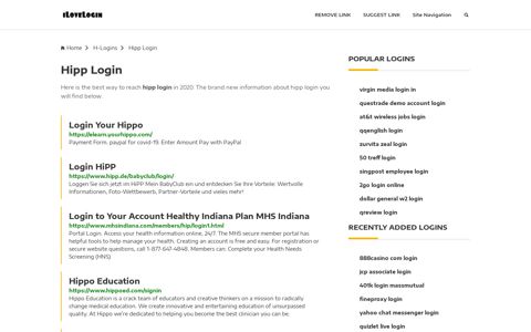 Hipp Login ❤️ One Click Access - iLoveLogin