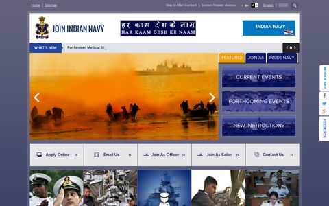 Join Indian Navy | Government of India