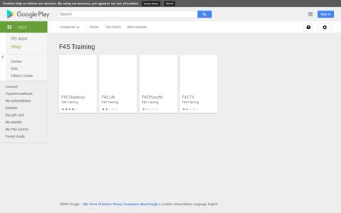 Android Apps by F45 Training on Google Play