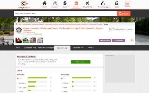 Kanpur University - Student's Reviews - CollegeSearch