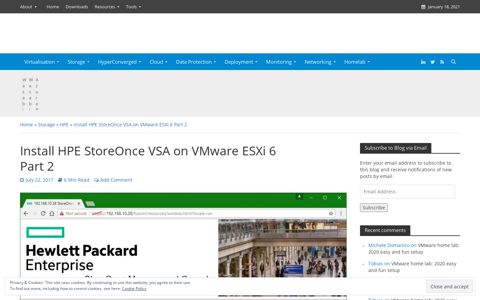 Install HPE StoreOnce VSA on VMware ESXi 6 Part 2 » domalab