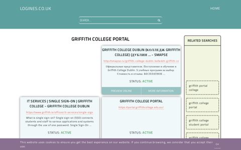 griffith college portal - General Information about Login