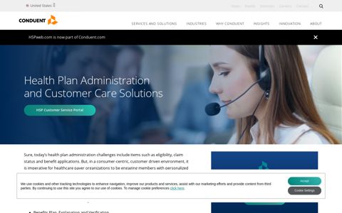 Health Plan Administration from Conduent