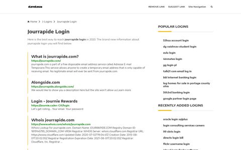 Jourrapide Login ❤️ One Click Access - iLoveLogin