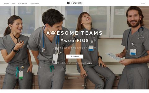 Team Orders - Discounts, Promos & Custom Logos | FIGS