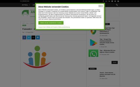Famanice – der interaktive Familien Kalender | Android User