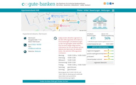 HypoVereinsbank, Illertissen: Bewertungen, Öffnungszeiten ...