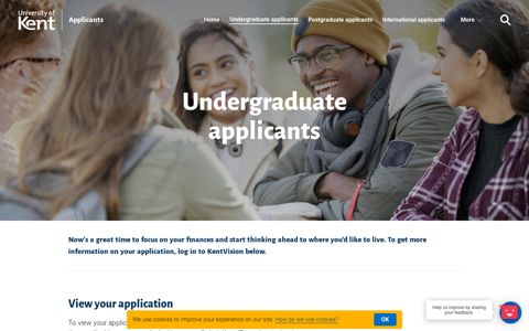 Undergraduate applicants - Applicants - University of Kent