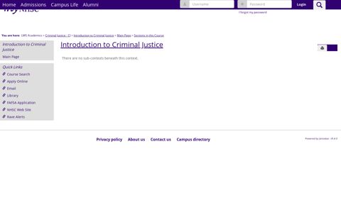 View | Main Page | Introduction to Criminal Justice - Portal