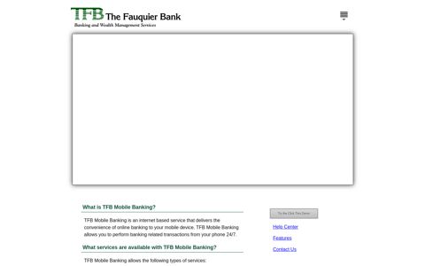TFB Mobile Banking
